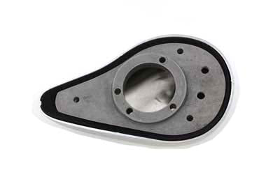 Wyatt Gatling Rodan Billet Carburetor Cover Smooth for Harley Davidson (Fits 1990-1992 FXST, FLST, FXR, FLT Models)