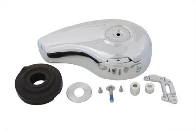 Wyatt Gatling 7 Inch Teardrop Air Cleaner Cover Kit Chrome for Harley Davidson FXST