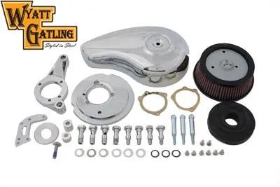 Wyatt Gatling Chrome Air Cleaner Assembly for Harley Davidson FXST Models by Wyatt Gatling