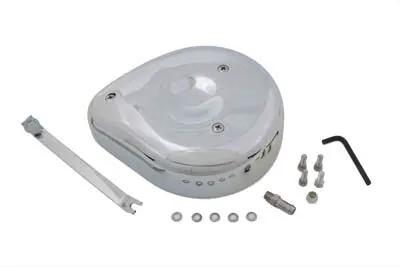 Wyatt Gatling Teardrop Air Cleaner Kit for Harley Davidson XL 1957-1966 – Smooth Chrome Finish by Wyatt Gatling