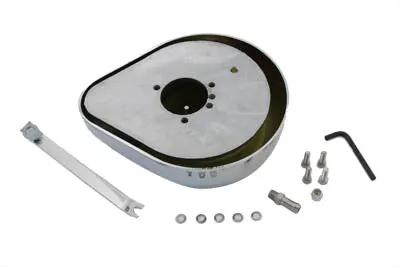 Wyatt Gatling Teardrop Air Cleaner Kit for Harley Davidson XL 1957-1966 – Smooth Chrome Finish by Wyatt Gatling