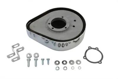 Wyatt Gatling Teardrop Air Cleaner Kit Chrome Flame for Harley Davidson XL (1985-1987) by Wyatt Gatling