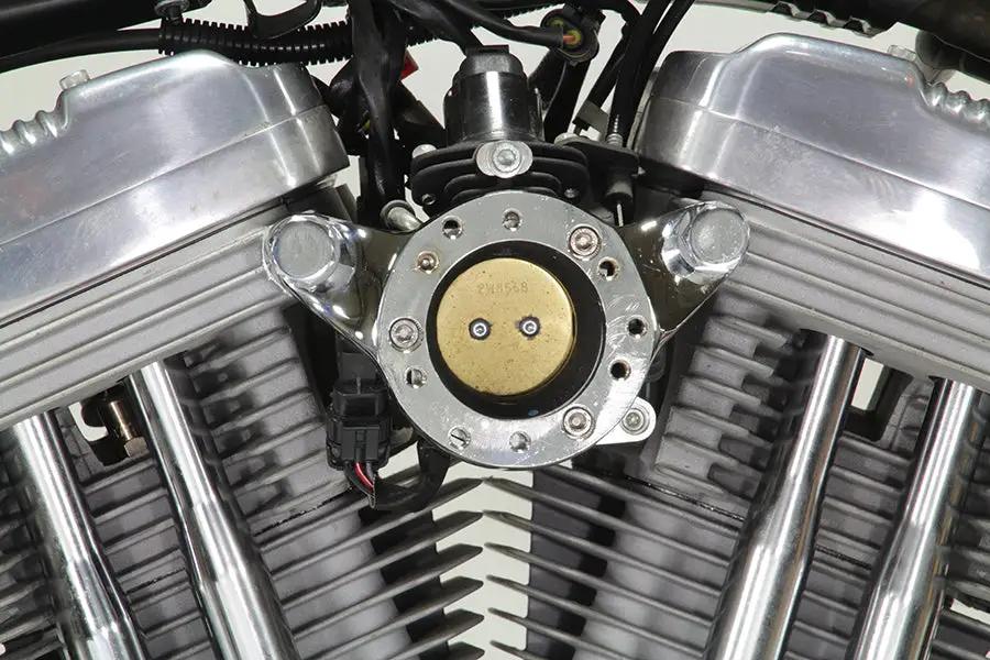 Wyatt Gatling Integral Breather/Carburetor Mount Bracket for Harley Davidson XL 1991-2000 by Wyatt Gatling