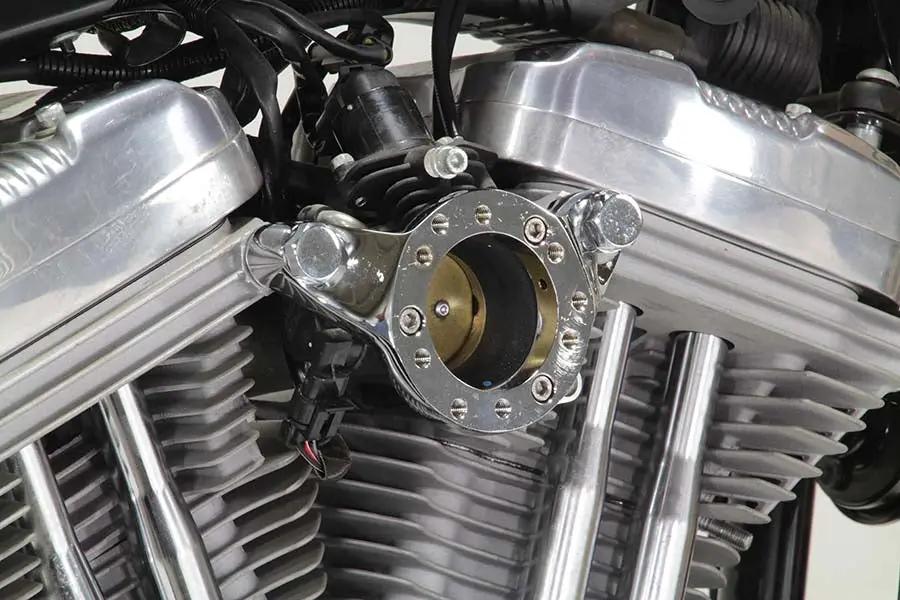 Wyatt Gatling Integral Breather/Carburetor Mount Bracket for Harley Davidson XL 1991-2000 by Wyatt Gatling