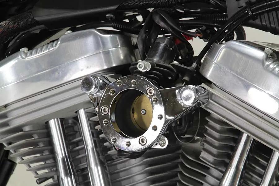 Wyatt Gatling Integral Breather/Carburetor Mount Bracket for Harley Davidson XL 1991-2000 by Wyatt Gatling