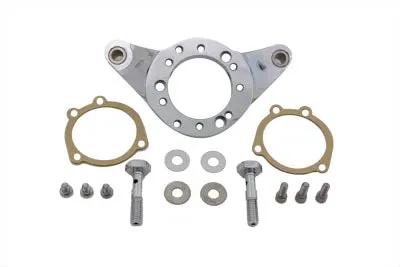 Wyatt Gatling Chrome Billet Air Cleaner Bracket Kit for Harley Davidson FLT and FXD by Wyatt Gatling