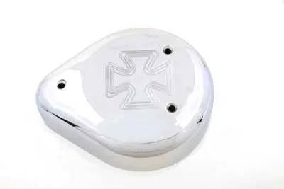 Wyatt Gatling Air Cleaner Cover with Maltese Design for Softail S&S Super E Carburetors by Wyatt Gatling