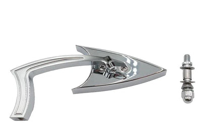 Wyatt Gatling Odin Arrow Style Mirror with Offset Billet Stem for Harley Davidson (Part #34-0717) by Wyatt Gatling