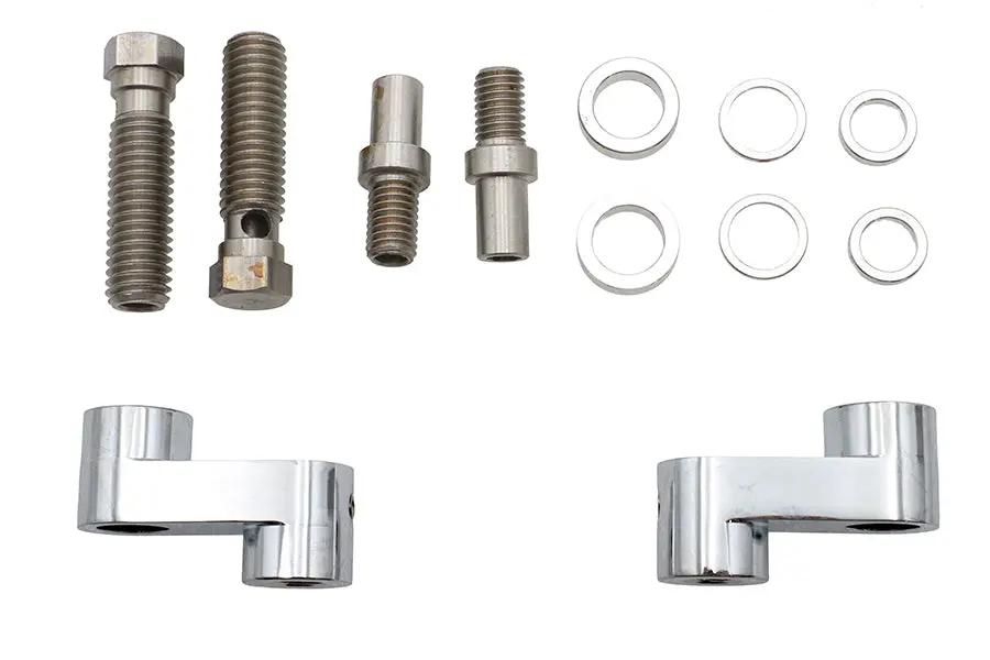 Wyatt Gatling Air Cleaner Mount Kit Billet for Harley Davidson FXST & FLST Models by Wyatt Gatling