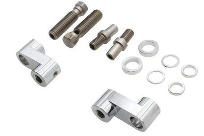 Wyatt Gatling Air Cleaner Mount Kit Billet for Harley Davidson FXST & FLST Models by Wyatt Gatling