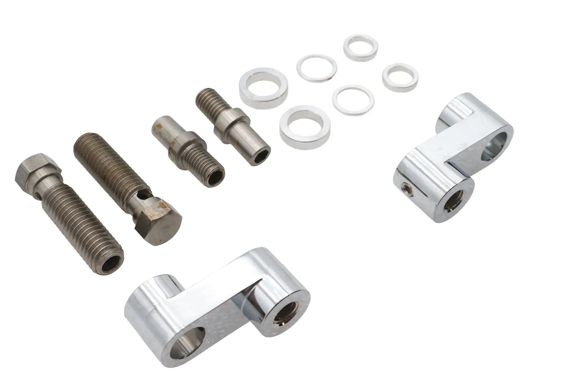 Wyatt Gatling Air Cleaner Mount Kit Billet for Harley Davidson FXST & FLST Models by Wyatt Gatling