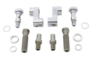 Wyatt Gatling Air Cleaner Mount Kit Billet for Harley Davidson FLT Models by Wyatt Gatling