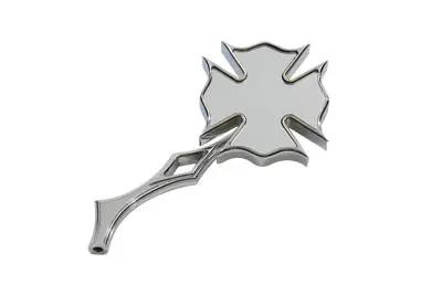 Wyatt Gatling Chrome Firefighter Mirror with Billet Stem - Fits 1965-1974 Harley Davidson Models by Wyatt Gatling