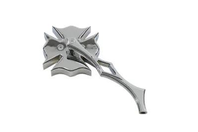 Wyatt Gatling Chrome Firefighter Mirror with Billet Stem - Fits 1965-1974 Harley Davidson Models by Wyatt Gatling