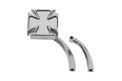 Wyatt Gatling Mini Maltese Mirror with Billet Stems for Harley Davidson (Part #60-6241) by Wyatt Gatling