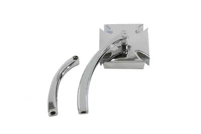 Wyatt Gatling Mini Maltese Mirror with Billet Stems for Harley Davidson (Part #60-6241) by Wyatt Gatling