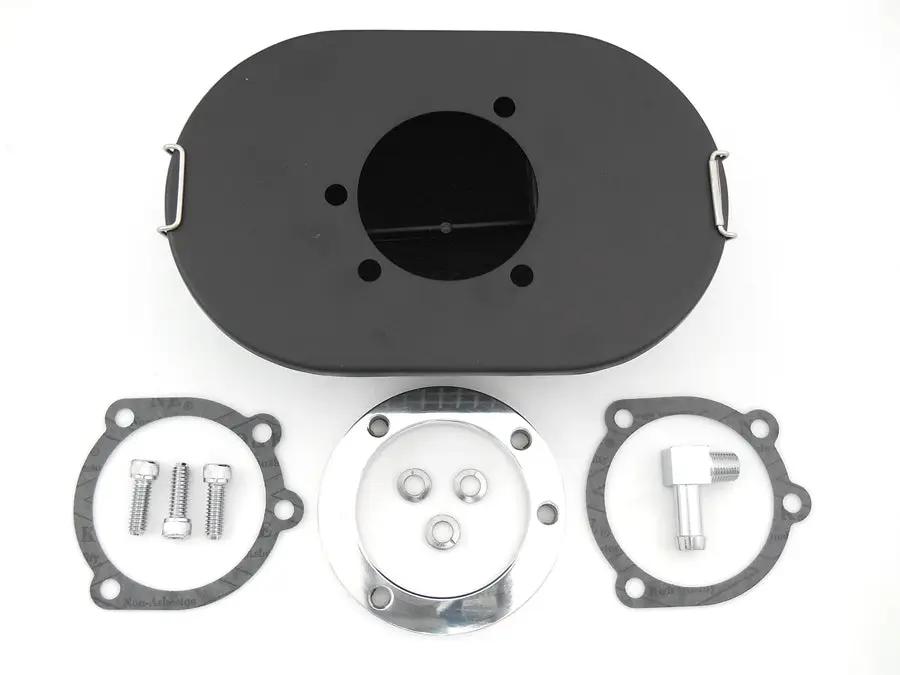 Wyatt Gatling Black Oval Mesh Air Cleaner for Harley Davidson FXST (1990-1999) by Wyatt Gatling