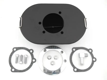 Wyatt Gatling Black Oval Mesh Air Cleaner for Harley Davidson FXST (1990-1999) by Wyatt Gatling