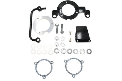 Wyatt Gatling M8 EFI Air Cleaner Support Bracket Kit Black for Harley Davidson FLT and FLST Models by Wyatt Gatling