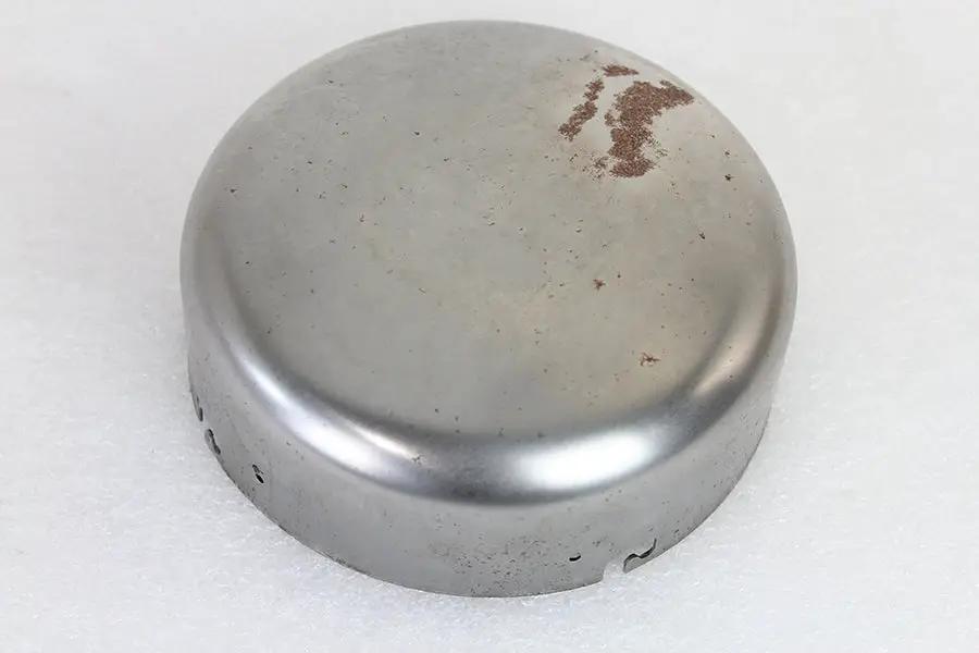 V-Twin B-2102 Raw 6 Inch Air Cleaner Cover for Harley Davidson FL Models by V-Twin