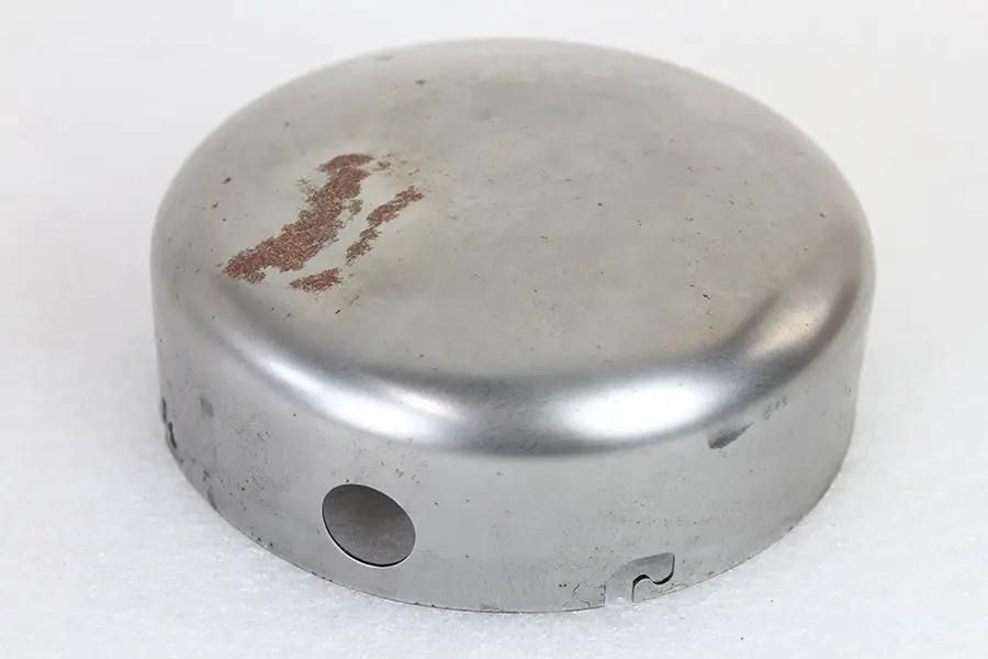 V-Twin B-2102 Raw 6 Inch Air Cleaner Cover for Harley Davidson FL Models by V-Twin