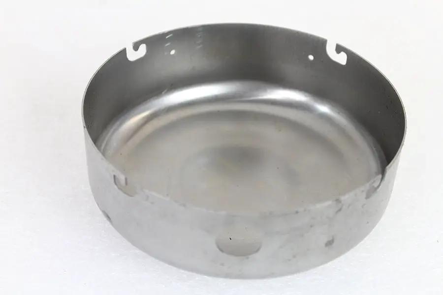 V-Twin B-2102 Raw 6 Inch Air Cleaner Cover for Harley Davidson FL Models by V-Twin