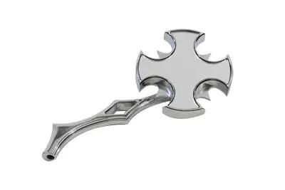 Wyatt Gatling Rotar Mirror Chrome with Billet Diamond Stem for Harley Davidson (Part #76390B3) by Wyatt Gatling