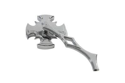 Wyatt Gatling Rotar Mirror Chrome with Billet Diamond Stem for Harley Davidson (Part #76390B3) by Wyatt Gatling