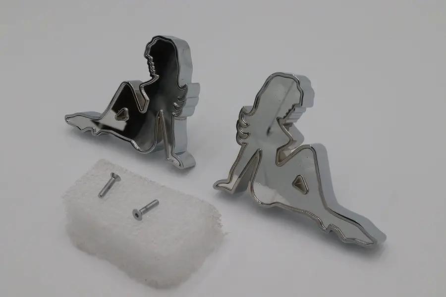 Wyatt Gatling Lady Luck Mirror Body Set Billet for Harley Davidson 1965-1974 by Wyatt Gatling
