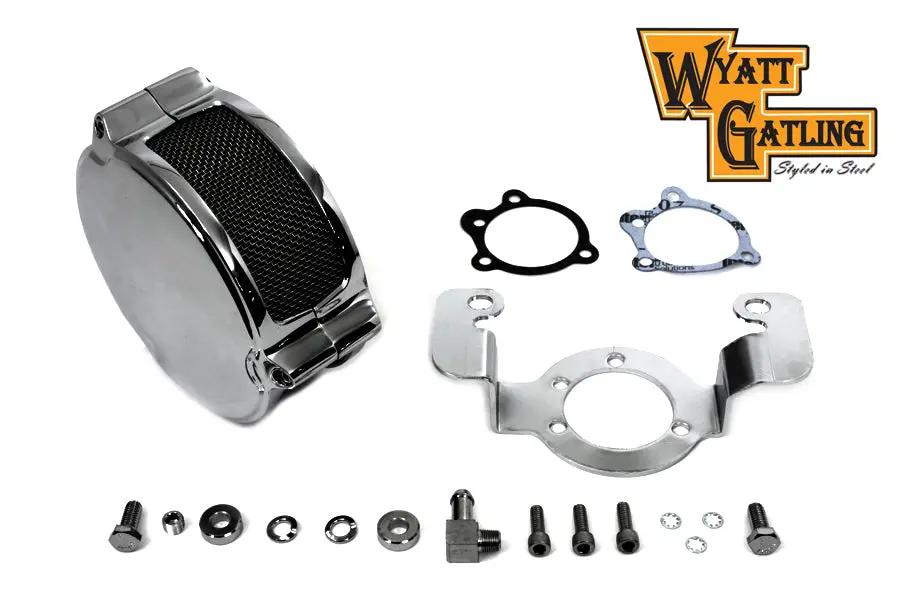 Wyatt Gatling New Era Air Cleaner Kit Chrome for Harley Davidson XL (1985-1987) by Wyatt Gatling