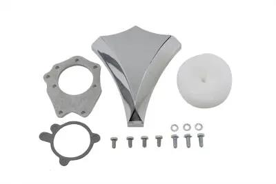 Wyatt Gatling Diamond Carburetor Cover Chrome Billet Kit by Wyatt Gatling