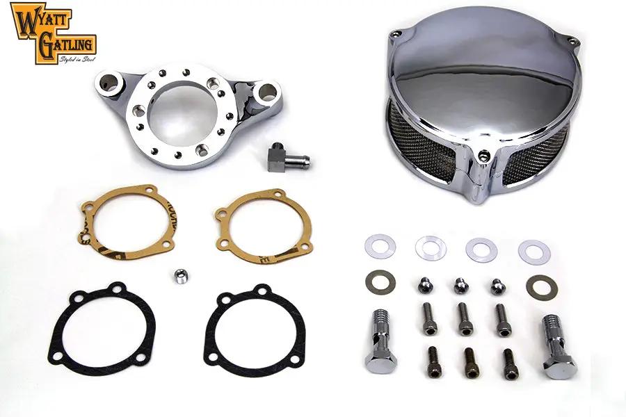 Wyatt Gatling Chrome Air Cleaner Assembly for Harley Davidson XL 1991-2000 by Wyatt Gatling