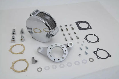 V-Twin Chrome Wyatt Gatling Air Cleaner Assembly for Harley Davidson FXST by V-Twin