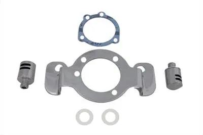 Wyatt Gatling Breather and Bracket Kit Chrome for Harley Davidson XL Models by Wyatt Gatling