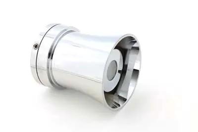 Wyatt Gatling Billet Velocity Stack with Inverted Cone Filter Element - 4-1/2 Inch Length by Wyatt Gatling