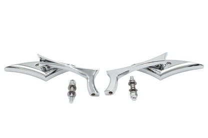 Wyatt Gatling Odin Diamond Style Mirror Set Part 60-6271 for Harley Davidson (1965-1974) by Wyatt Gatling