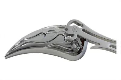 Wyatt Gatling Chrome Billet Teardrop Mirror Set for Harley Davidson (1965-1974) by Wyatt Gatling