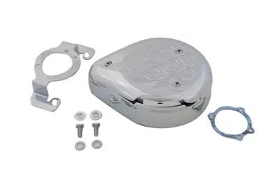 Wyatt Gatling Teardrop Air Cleaner Kit Chrome Flame for Harley Davidson XL (1988-1990) by Wyatt Gatling