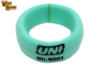 Uni-Filter NU-9001 Wyatt Gatling Round Foam Air Filter - Green, 2 Inch Thickness by Uni-Filter