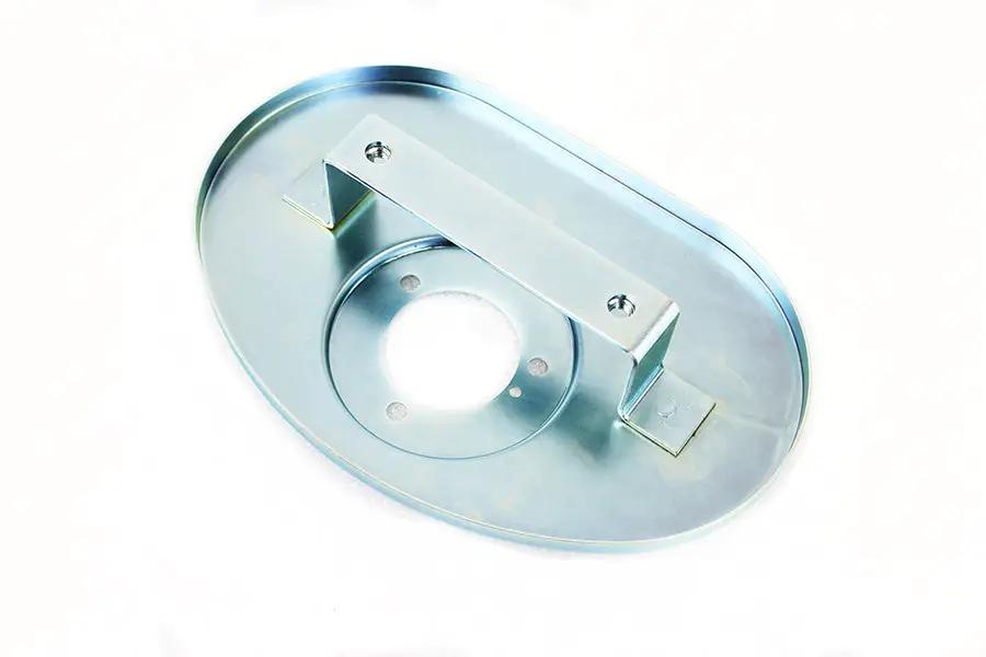 Wyatt Gatling Part 19386 Bendix Oval Air Cleaner Backing Plate for Harley Davidson FL Models by Wyatt Gatling