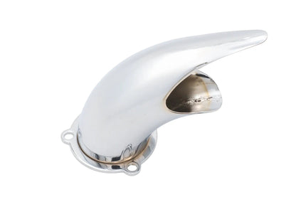 Wyatt Gatling Chrome Steel Air Scoop for S&S Carburators, Part #14-0174 by Wyatt Gatling