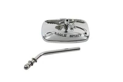 Wyatt Gatling Eagle Mirror Chrome Part 60-0009L for Harley Davidson Motorcycles by Wyatt Gatling