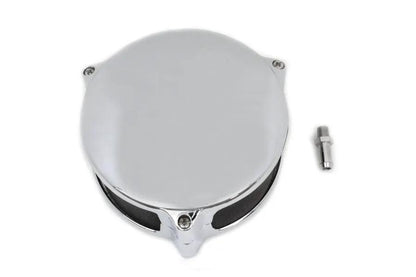 Motorshop Wyatt Gatling Chrome Deco Air Cleaner Assembly for Harley Davidson XL (1971-1980) by Motorshop