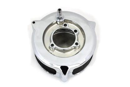 Motorshop Wyatt Gatling Chrome Deco Air Cleaner Assembly for Harley Davidson XL (1971-1980) by Motorshop