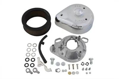 S&S Cycle Air Cleaner Assembly Chrome for Harley Davidson FXST and XL Models - Part #17-0404 by S&S Cycle