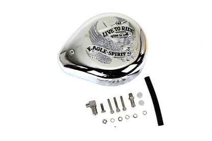 Wyatt Gatling Live to Ride Teardrop Air Cleaner 34-1020 for 1990-1999 Harley-Davidson FXST