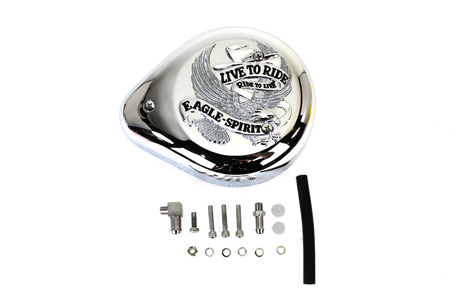 Wyatt Gatling Live to Ride Teardrop Air Cleaner 34-1020 for 1990-1999 Harley-Davidson FXST