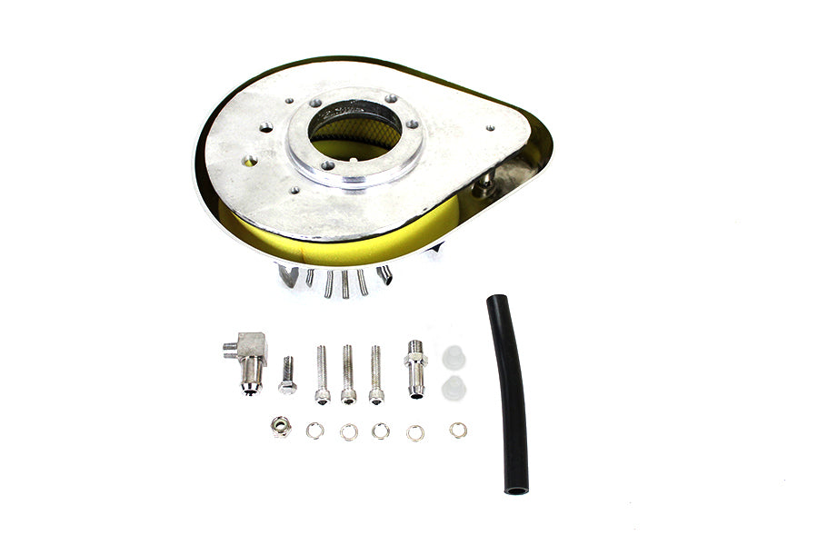 Wyatt Gatling Live to Ride Teardrop Air Cleaner 34-1020 for 1990-1999 Harley-Davidson FXST