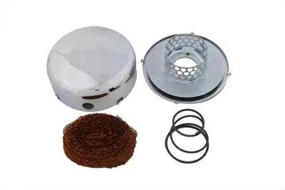 Wyatt Gatling Chrome J-Slot Air Cleaner for Harley Davidson UL and WL Models by Wyatt Gatling