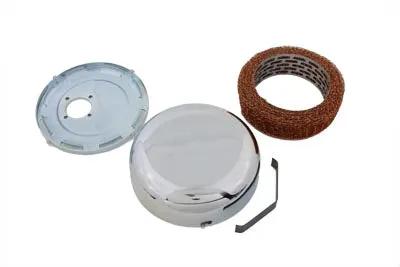 Wyatt Gatling Chrome Smooth J-Slot Air Cleaner for Harley Davidson UL & W Models by Wyatt Gatling